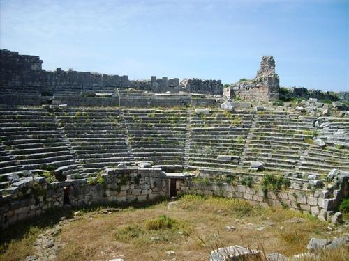 Xanthos, detail of the theater